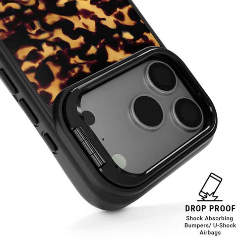 Tortoise Shell iPhone 17 Pro Kickstand Case