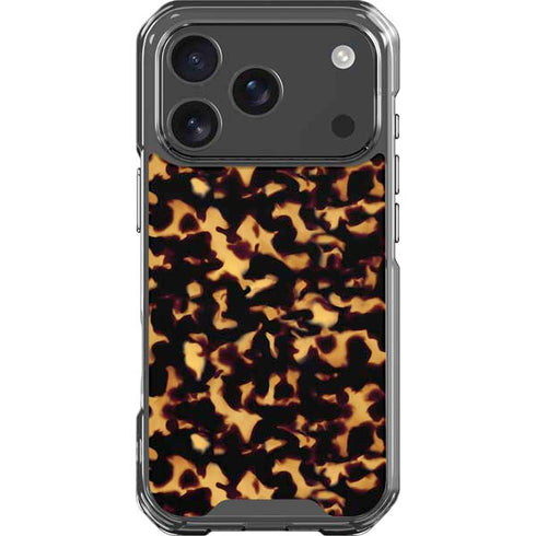 Tortoise Shell iPhone 18 Pro Clear Case
