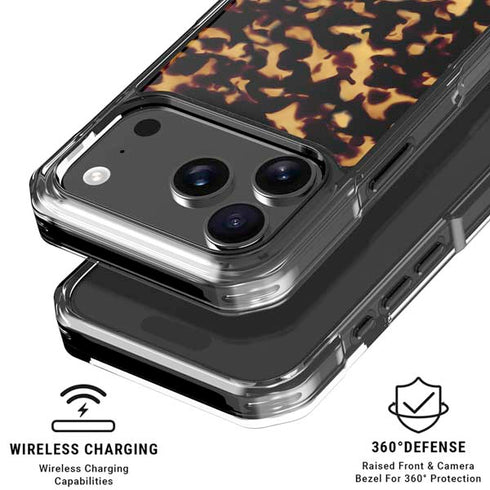 Tortoise Shell iPhone 18 Pro Clear Case