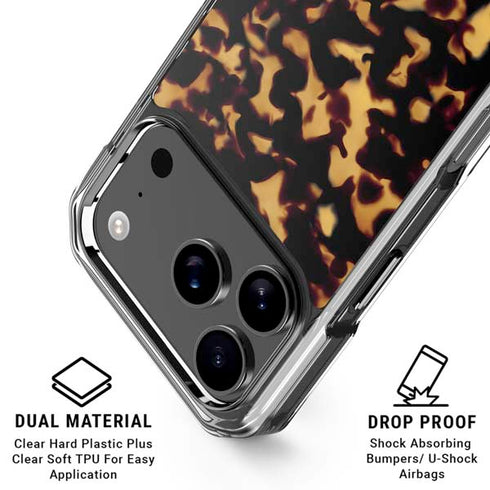 Tortoise Shell iPhone 18 Pro Clear Case