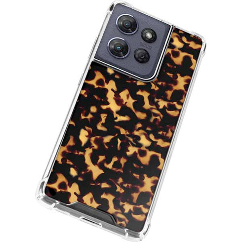 Tortoise Shell Moto G 5G (2025) Clear Case
