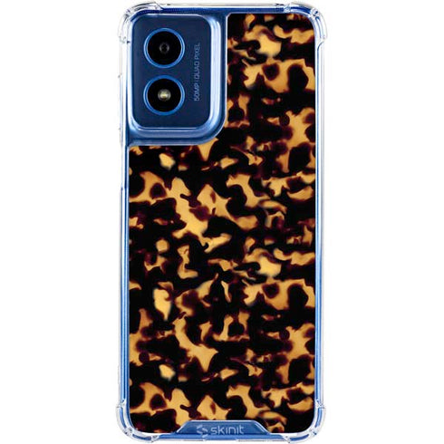 Tortoise Shell Moto G Play 4G (2024) Clear Case