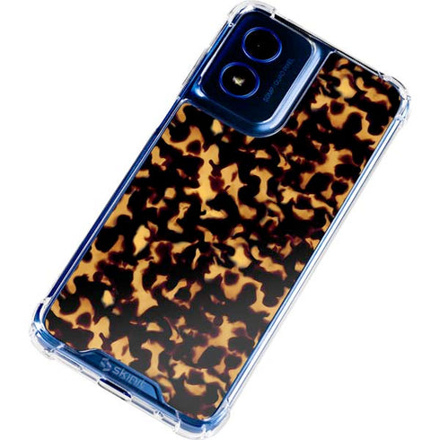 Tortoise Shell Moto G Play 4G (2024) Clear Case