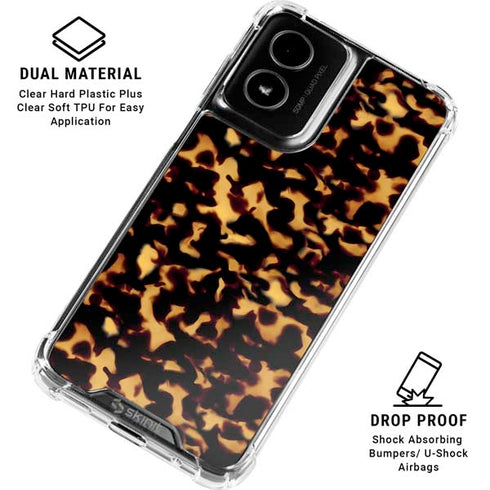 Tortoise Shell Moto G Power 5G (2024) Clear Case