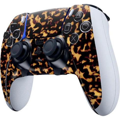 Tortoise Shell PS5 DualSense Edge Pro Controller Skin