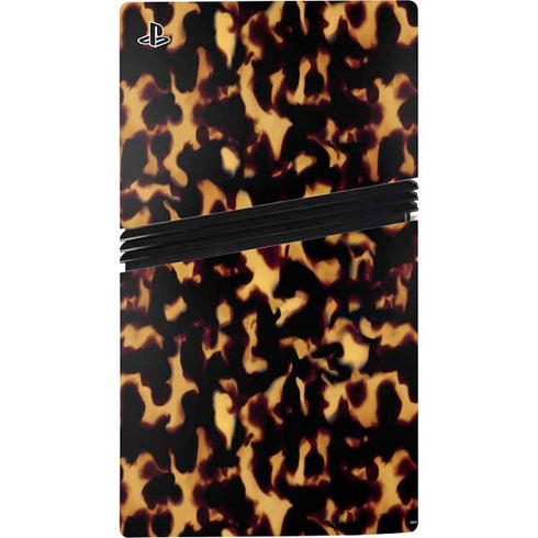 Tortoise Shell PS5 Pro Disk Bundle Skin