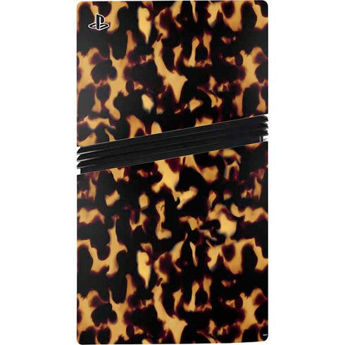 Tortoise Shell PS5 Pro Disk Console Skin