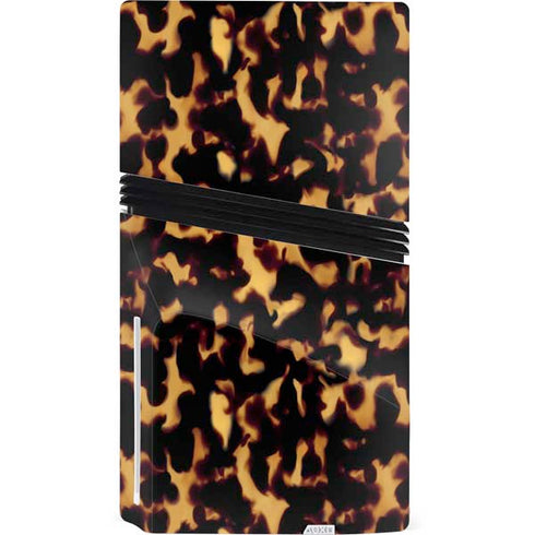 Tortoise Shell PS5 Pro Disk Console Skin