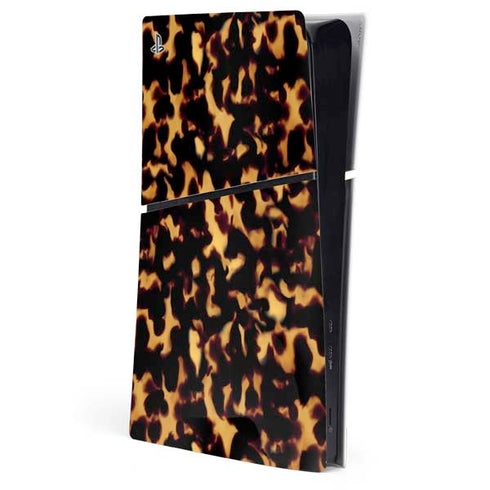 Tortoise Shell PS5 Slim Digital Edition Console Skin
