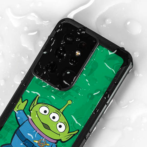 Disney Toy Story Alien Galaxy S24 Ultra Waterproof Case