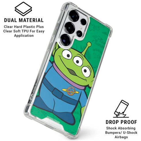 Disney Toy Story Alien Galaxy S25 Ultra Clear Case