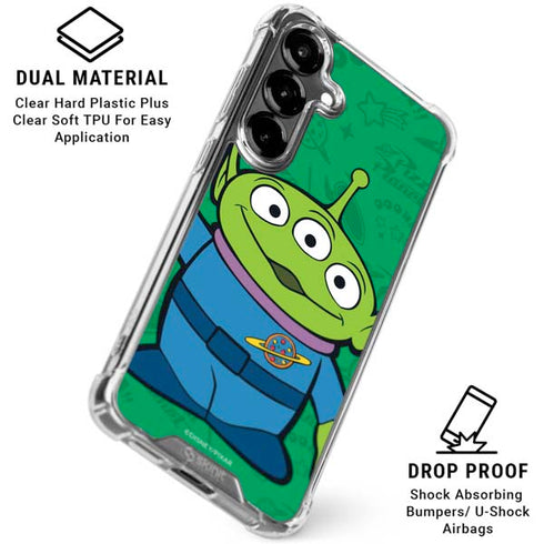 Disney Toy Story Alien Galaxy S26 Plus Clear Case