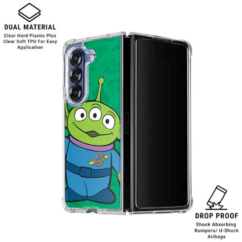 Disney Toy Story Alien Galaxy Z Fold6 Clear Case