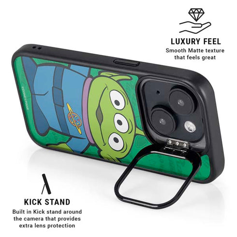 Disney Toy Story Alien iPhone 15 Kickstand Case