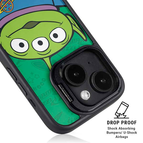 Disney Toy Story Alien iPhone 15 Kickstand Case