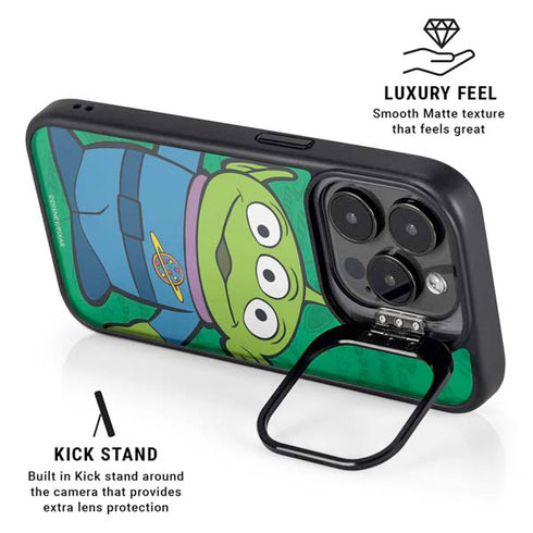 Disney Toy Story Alien iPhone 16 Pro Kickstand Case