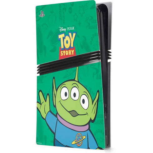 Disney Toy Story Alien PS5 Pro Console Skin