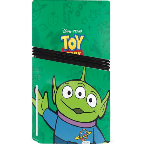 Disney Toy Story Alien PS5 Pro Disk Bundle Skin