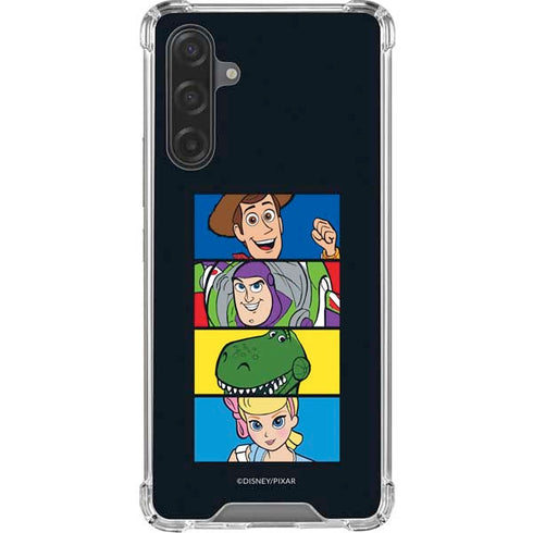 Disney Toy Story Character Grid Galaxy A17 Clear Case