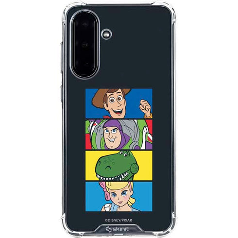 Disney Toy Story Character Grid Galaxy A36 5G Clear Case
