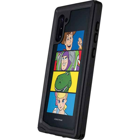Disney Toy Story Character Grid Galaxy Note 10 Waterproof Case