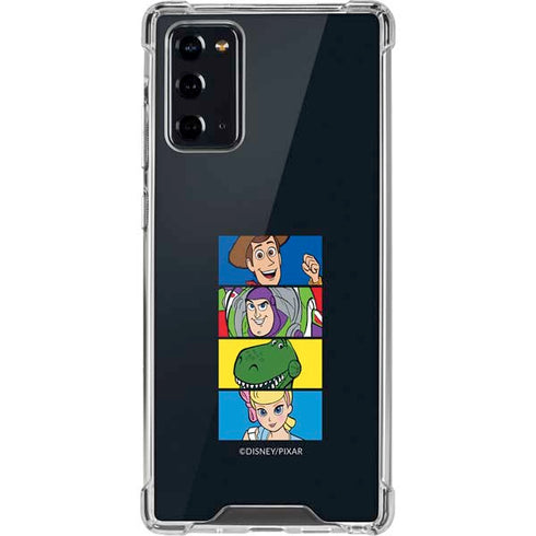 Disney Toy Story Character Grid Galaxy Note20 5G Clear Case