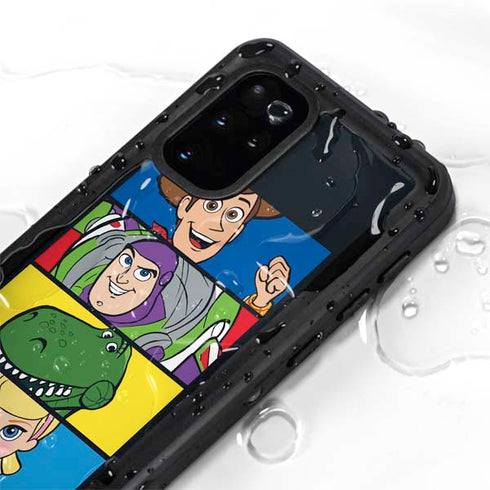 Disney Toy Story Character Grid Galaxy S20 Plus Waterproof Case