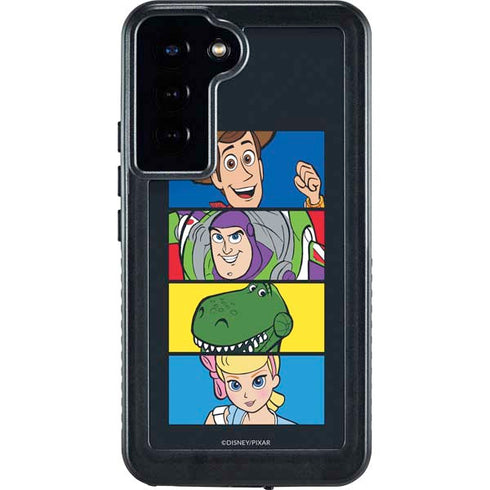 Disney Toy Story Character Grid Galaxy S24 Plus Waterproof Case