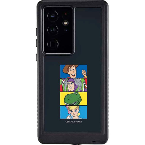 Disney Toy Story Character Grid Galaxy S24 Ultra Waterproof Case