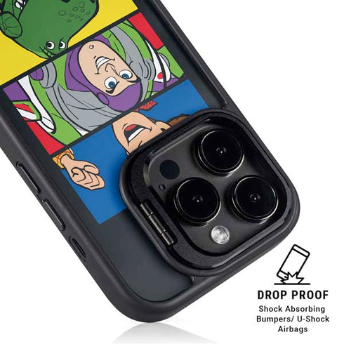 Disney Toy Story Character Grid iPhone 14 Pro Kickstand Case