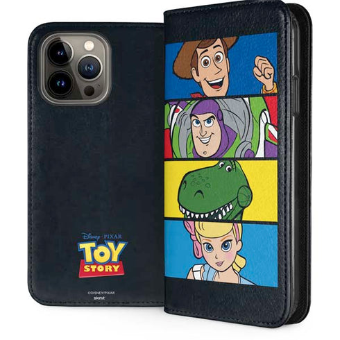 Disney Toy Story Character Grid iPhone 15 Pro Max Folio Case