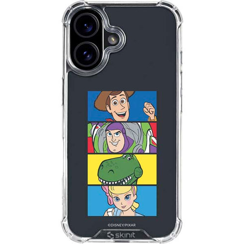 Disney Toy Story Character Grid iPhone 16 Clear Case