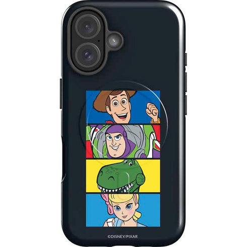 Disney Toy Story Character Grid iPhone 16 Magsafe Impact Case
