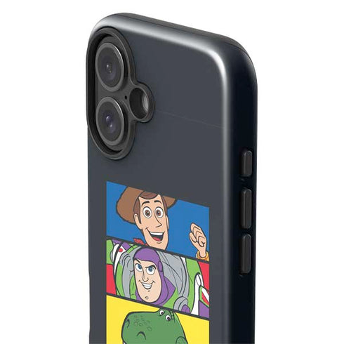 Disney Toy Story Character Grid iPhone 16 Plus Impact Case