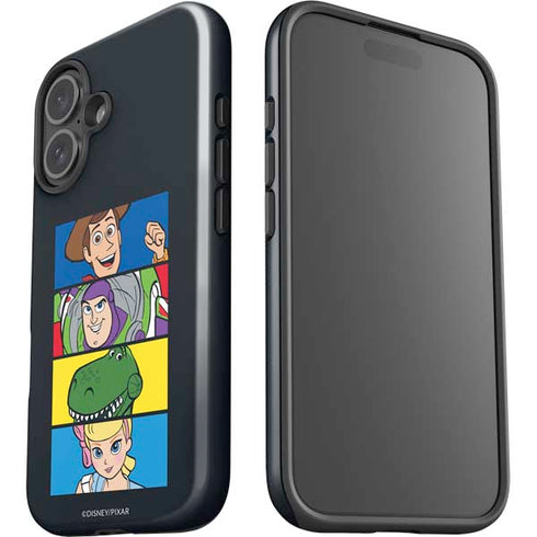 Disney Toy Story Character Grid iPhone 16 Plus Impact Case