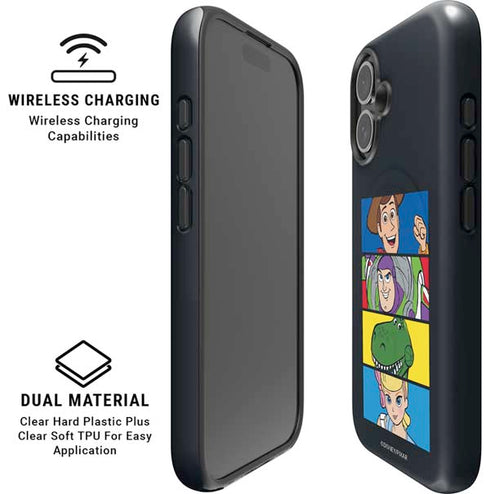 Disney Toy Story Character Grid iPhone 16 Plus Magsafe Impact Case