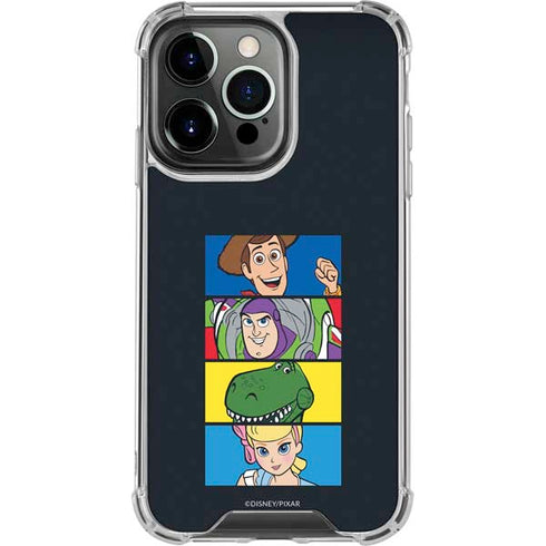 Disney Toy Story Character Grid iPhone 16 Pro Clear Case