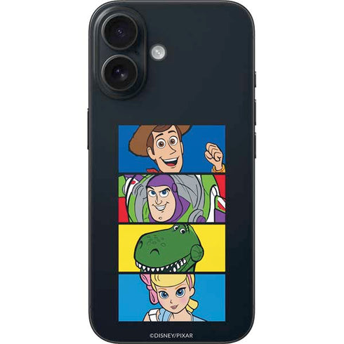 Disney Toy Story Character Grid iPhone 16 Skin