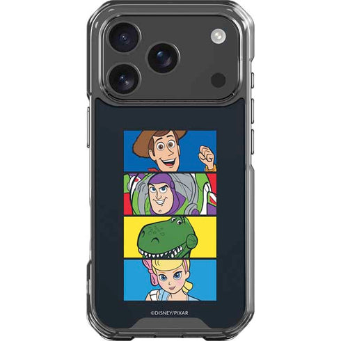 Disney Toy Story Character Grid iPhone 18 Pro Clear Case
