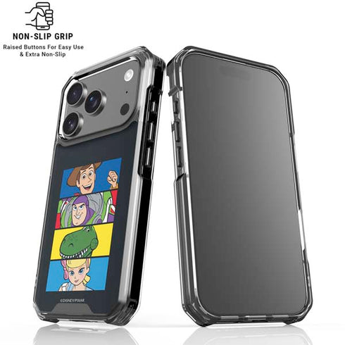 Disney Toy Story Character Grid iPhone 18 Pro Clear Case