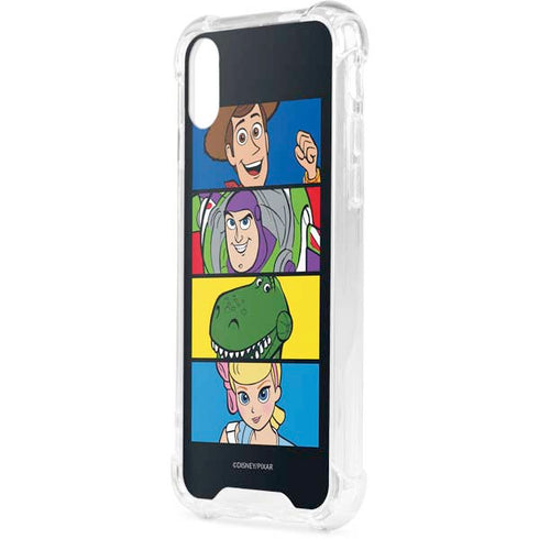 Disney Toy Story Character Grid iPhone XS Clear Case