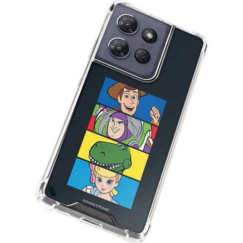 Disney Toy Story Character Grid Moto G 5G (2025) Clear Case