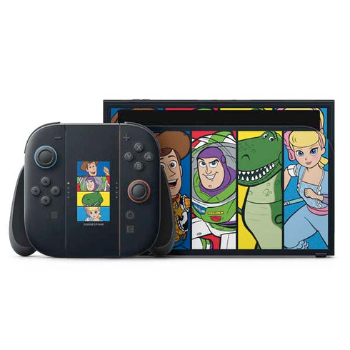 Disney Toy Story Character Grid Nintendo Skins