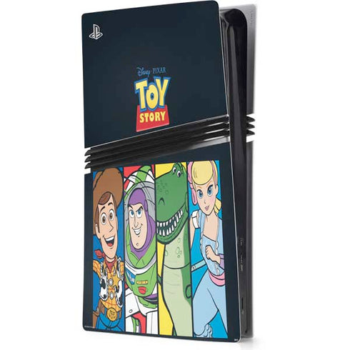 Disney Toy Story Character Grid PS5 Pro Console Skin
