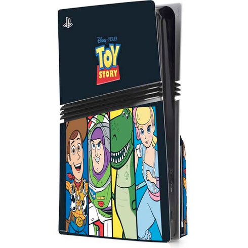 Disney Toy Story Character Grid PS5 Pro Disk Console Skin