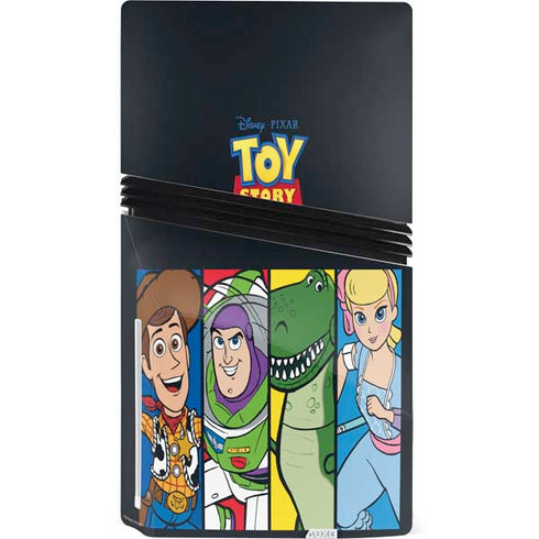 Disney Toy Story Character Grid PS5 Pro Disk Console Skin