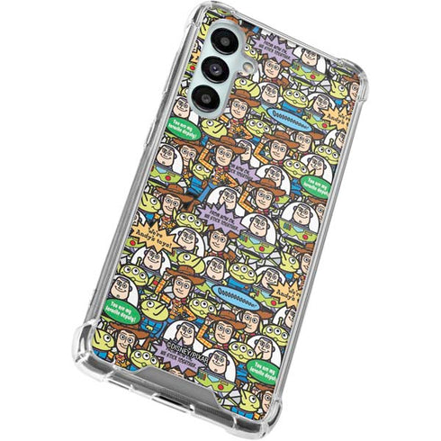 Disney Toy Story Characters Collage Pattern Galaxy A16 5G Clear Case
