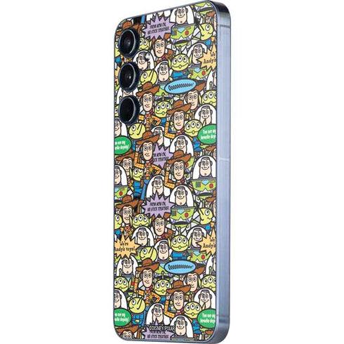 Disney Toy Story Characters Collage Pattern Galaxy A35 5G Skin