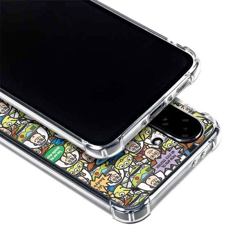 Disney Toy Story Characters Collage Pattern Galaxy A36 5G Clear Case