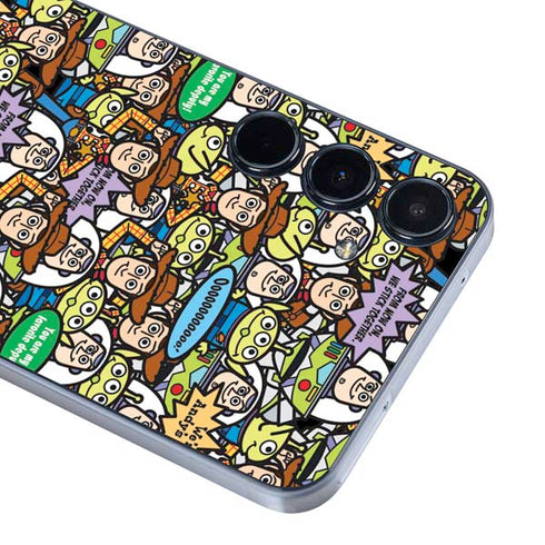 Disney Toy Story Characters Collage Pattern Galaxy A55 5G Skin